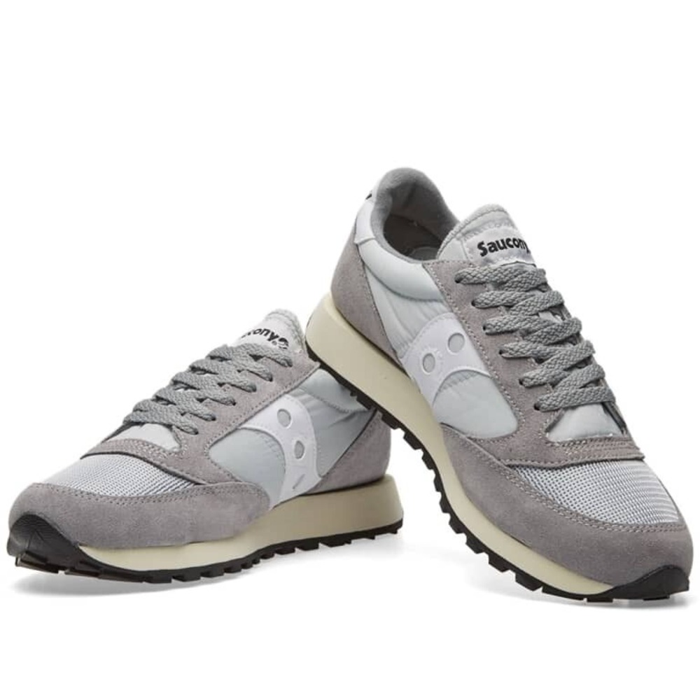 MEN'S SIZE 4.5 Saucony Jazz Original Vintage Athletic Shoes S70321-9 Gray White
